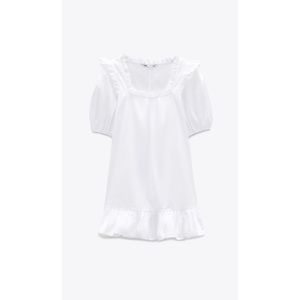 Zara White Midi Dress